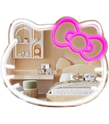 Amazon.co.jp: MCJSGSP アニメ ハローキット ミラー ライトネオン